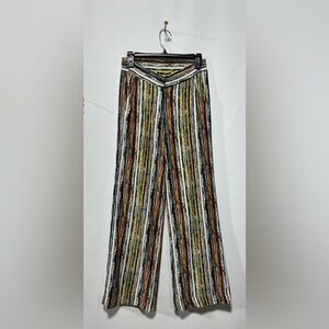 Sam Edelman Women’s Size XS Multicolor Striped Wide Leg Palazzo Pants Inseam‎ 32